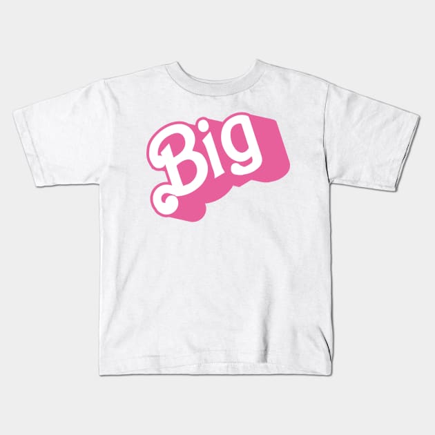 Big Pink, Little big reveal college sorority bid day Kids T-Shirt by bigraydesigns